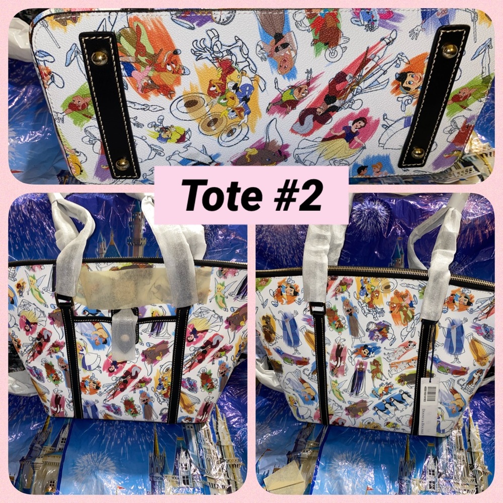 Disney Dooney & Bourke Ink & Paint Tote #2